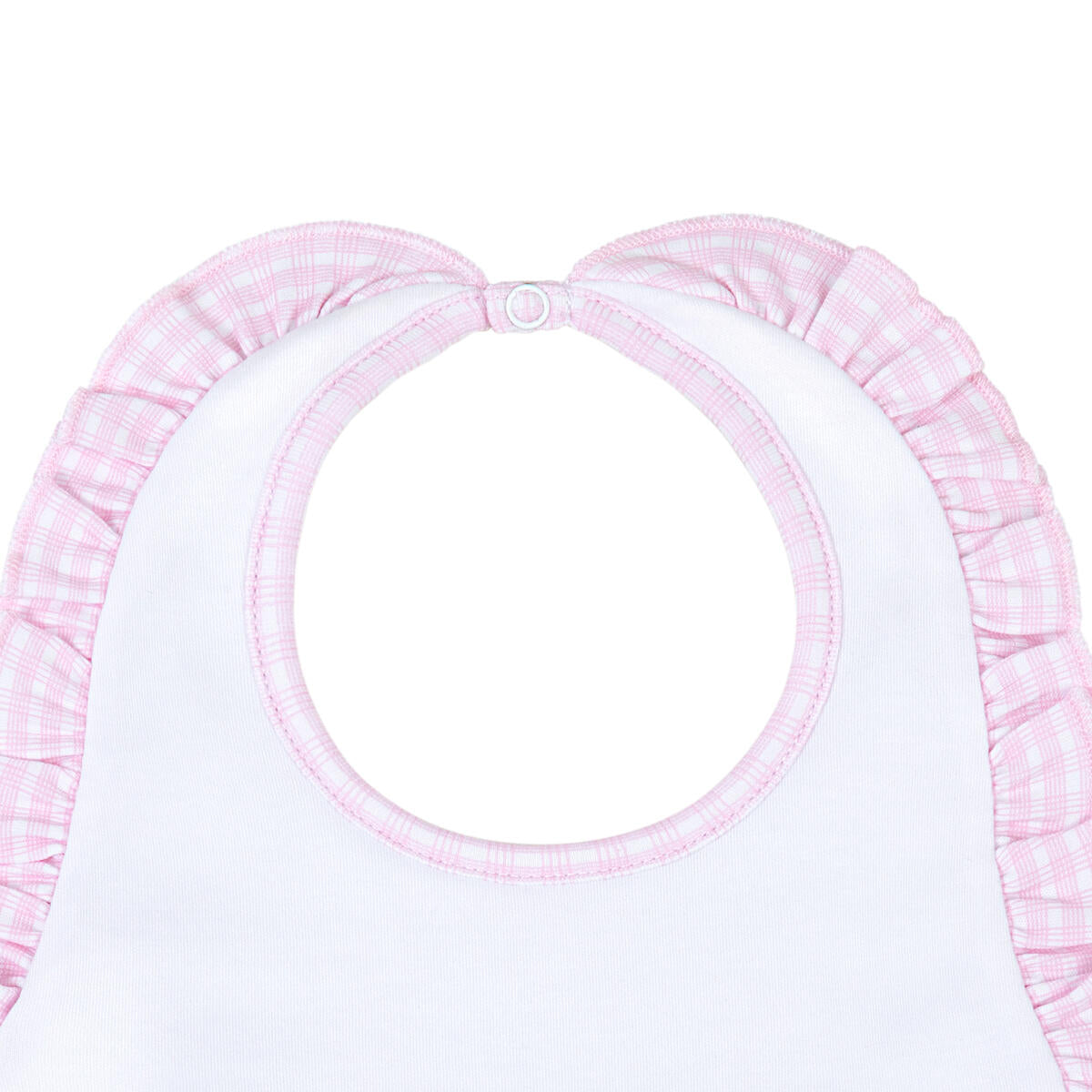 Magnolia Baby New Beginnings Pink Ruffle Bib