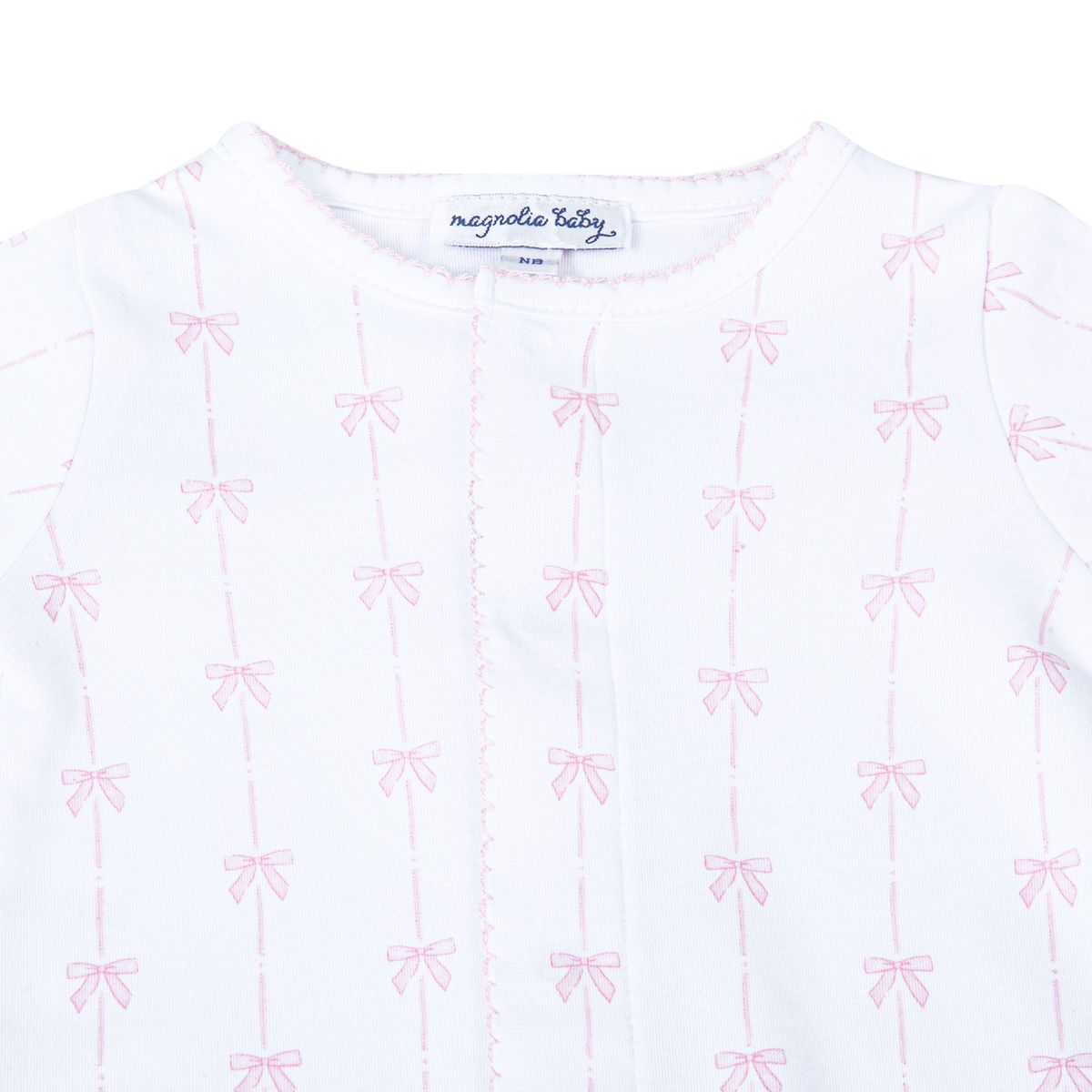 Magnolia Baby Amelias Classics Pink Footie