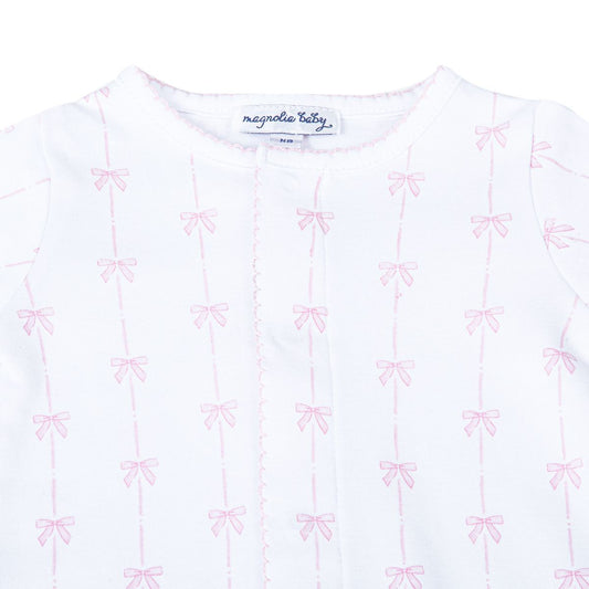 Magnolia Baby Amelias Classics Pink Footie