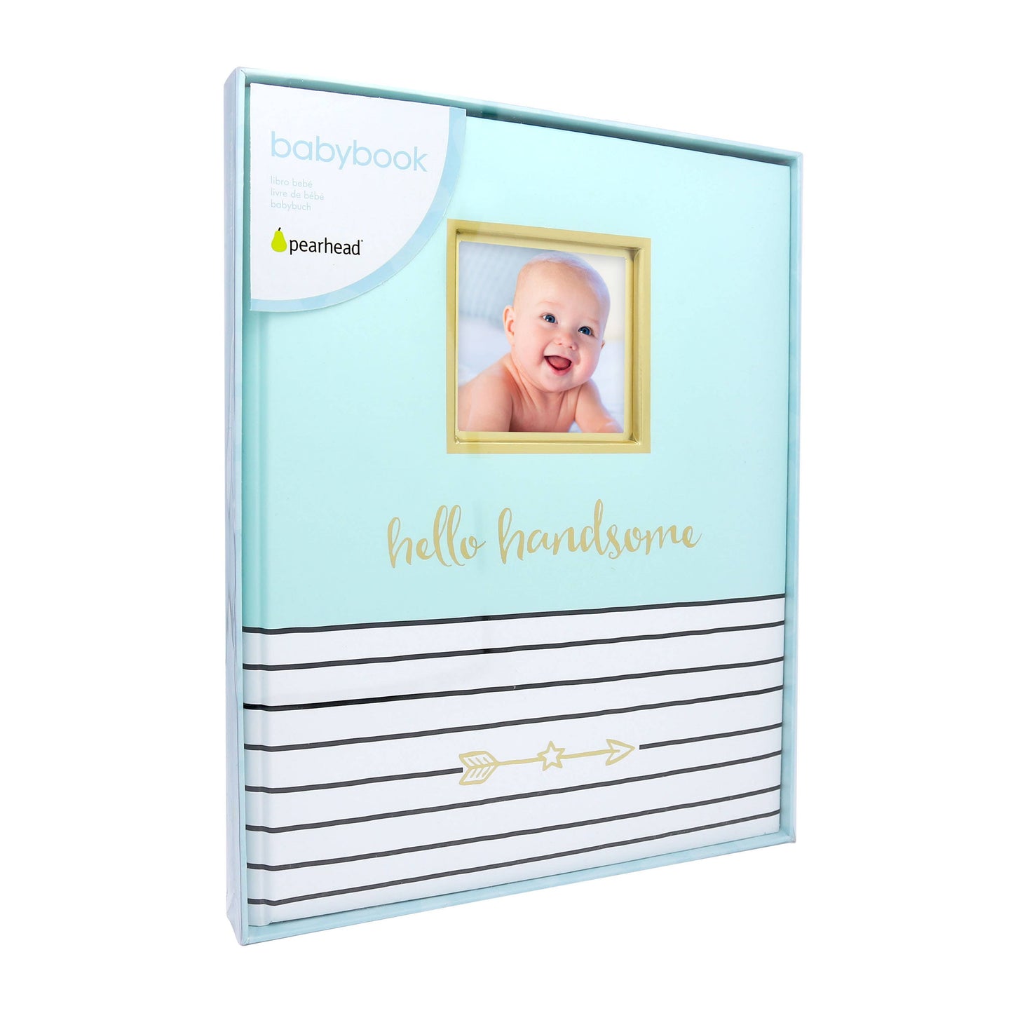 Hello Baby Memory Baby Book: Gray