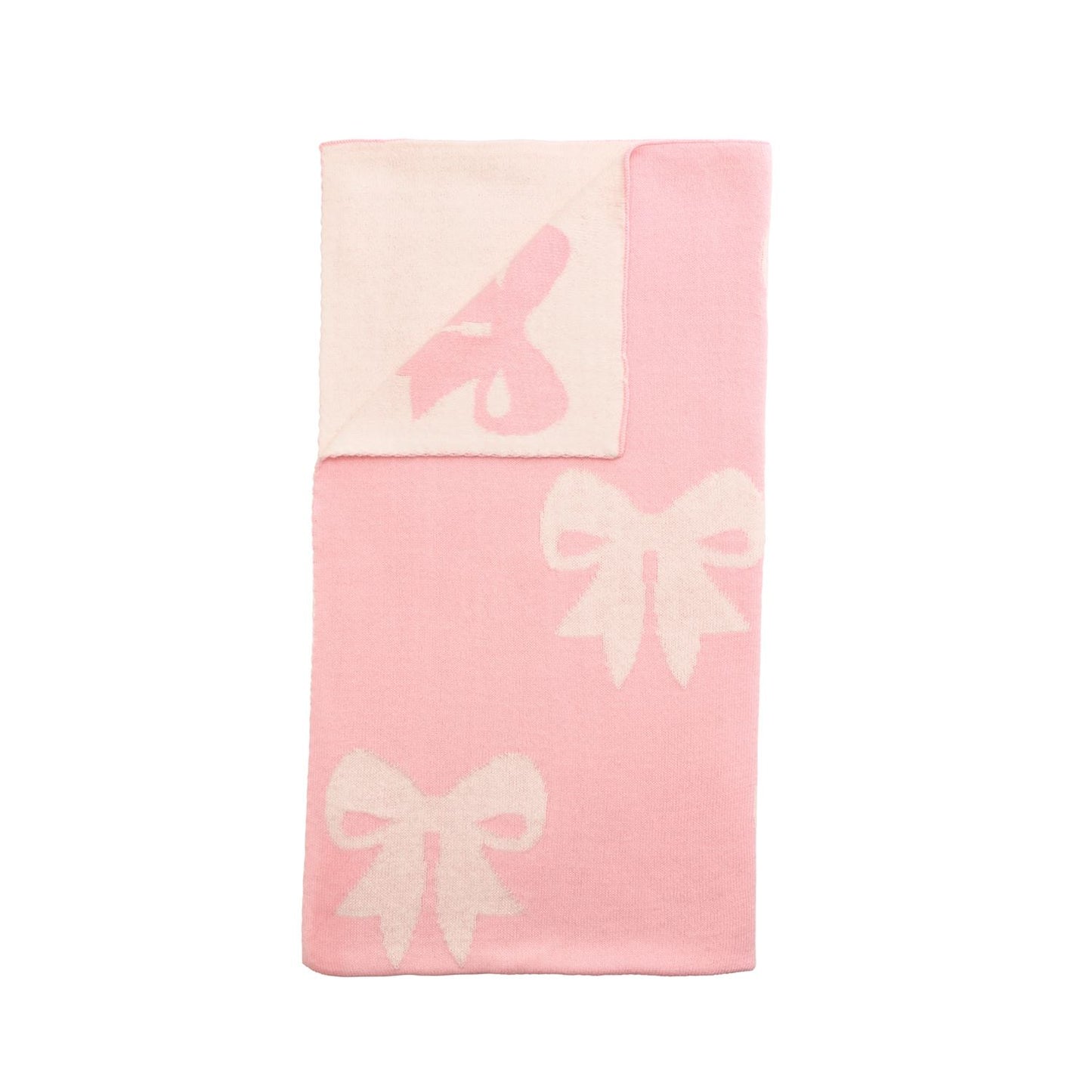 Mudpie Bow Knit Blanket