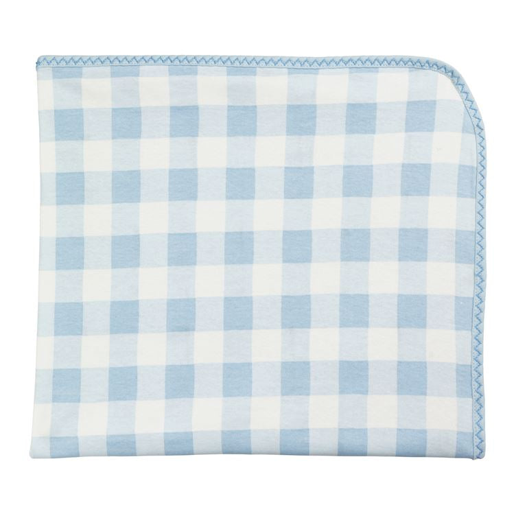 Mudpie Boy Gingham Arrival Blanket