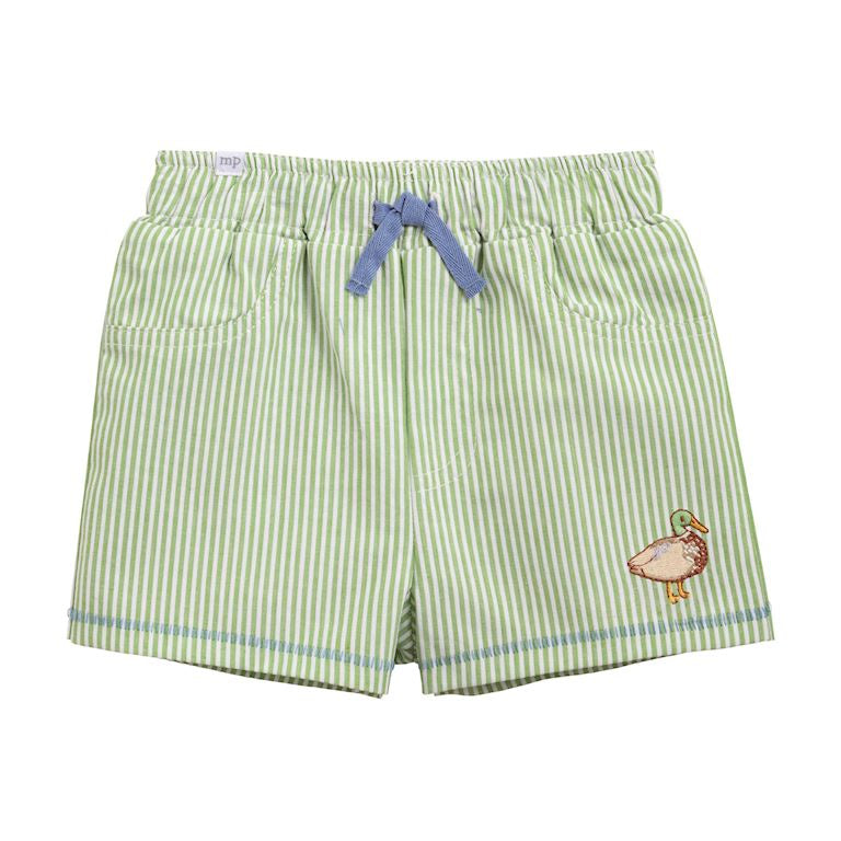 Mudpie Stripe Embroidered Duck Trunk