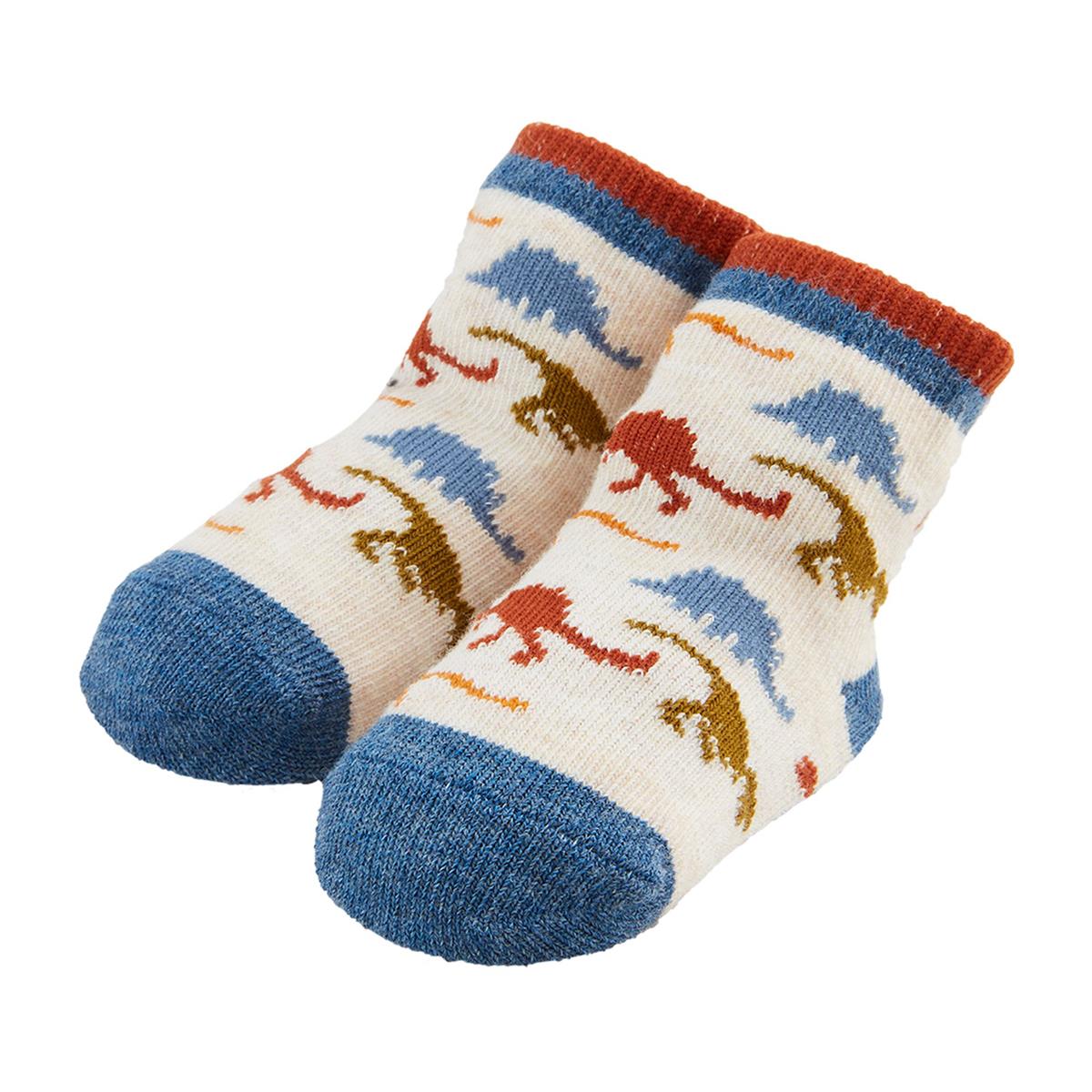 Mudpie Dino Pattern Socks