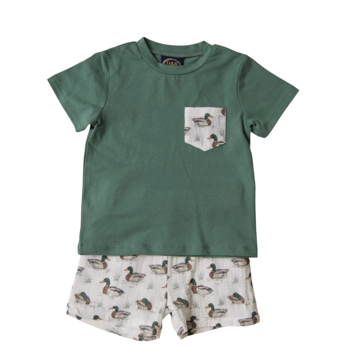 Emma Jean Mallard Duck Boys Short Set
