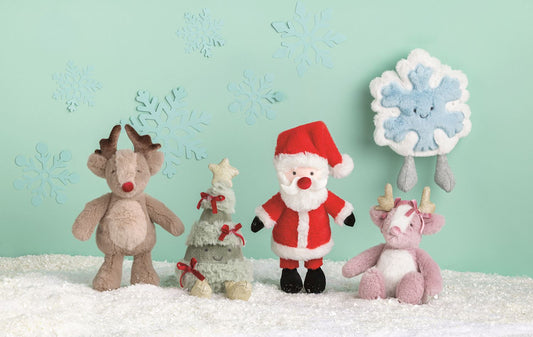 Mudpie Mini Christmas Plush Pals