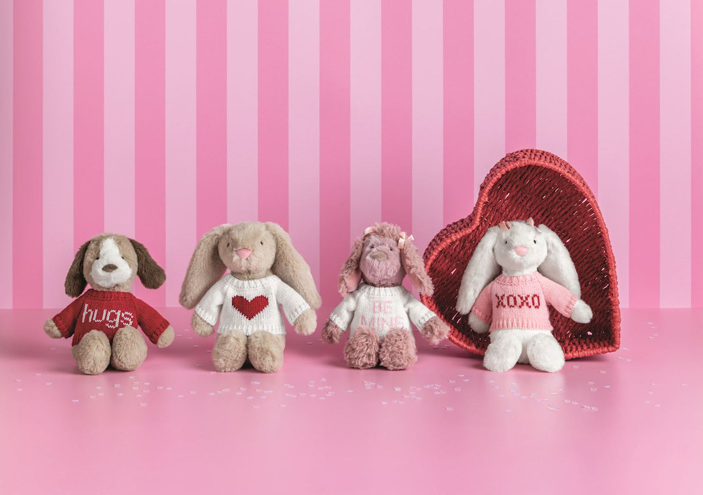 Mudpie Valentines Plush Pals