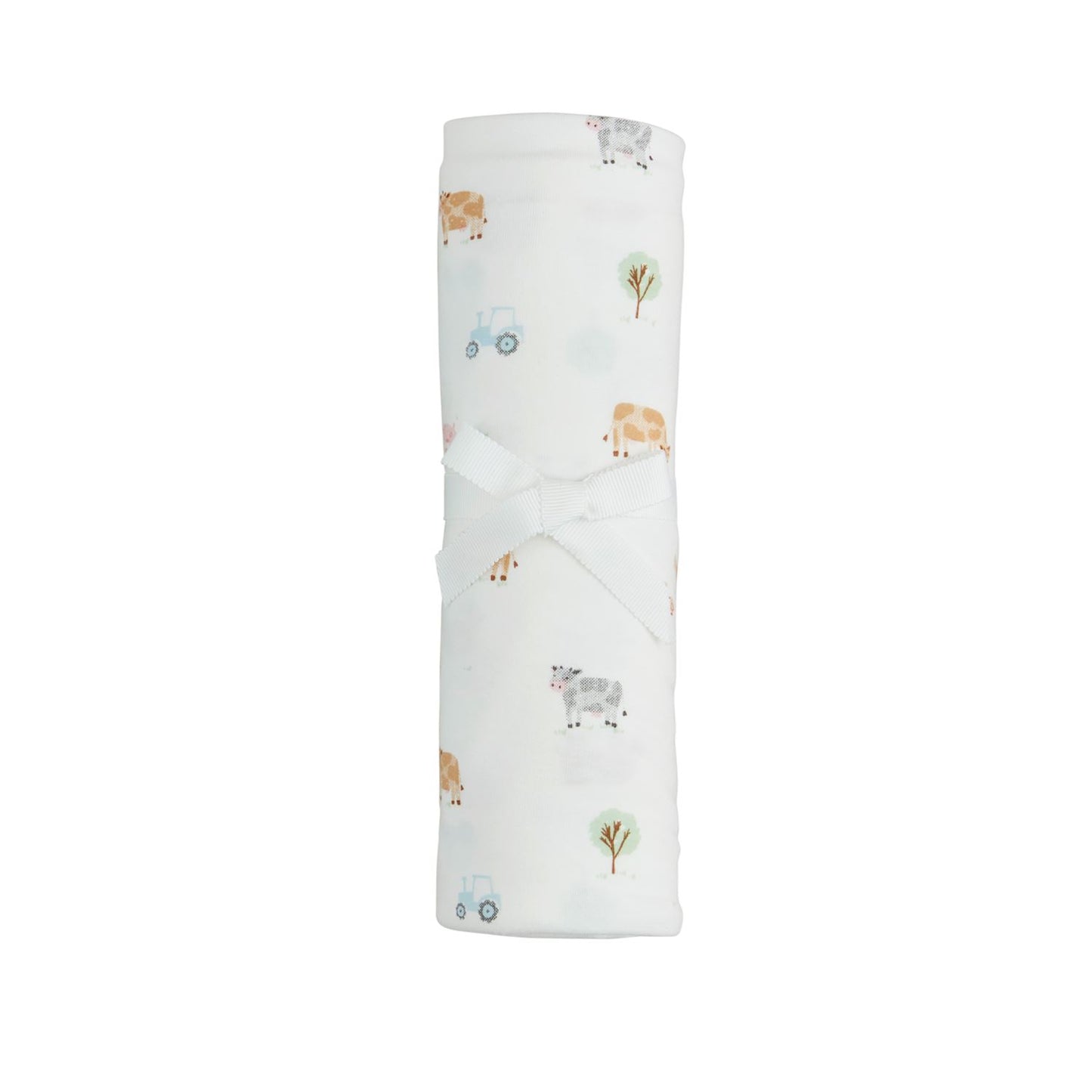 Mudpie Cow Farm Soft Knit Swaddle
