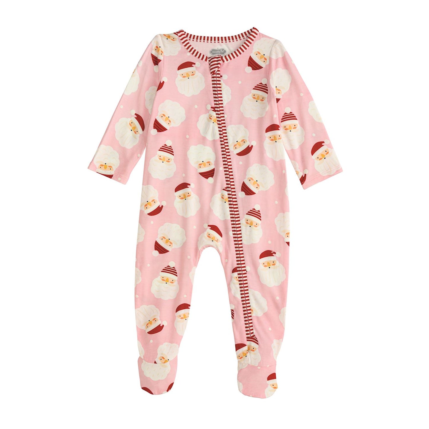 Mudpie Pink Santa Glow Sleeper