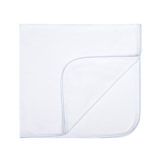 Magnolia Baby Little Brother Embroidered Receiving Blanket