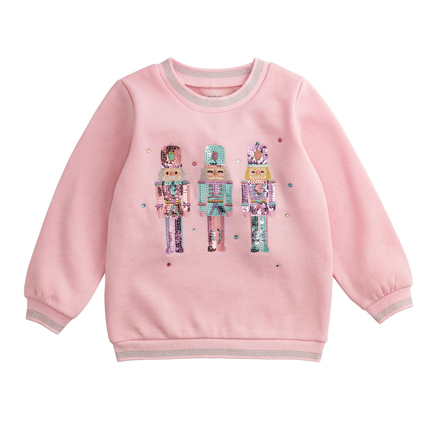 Mudpie Nutcracker Sequin Sweatshirt