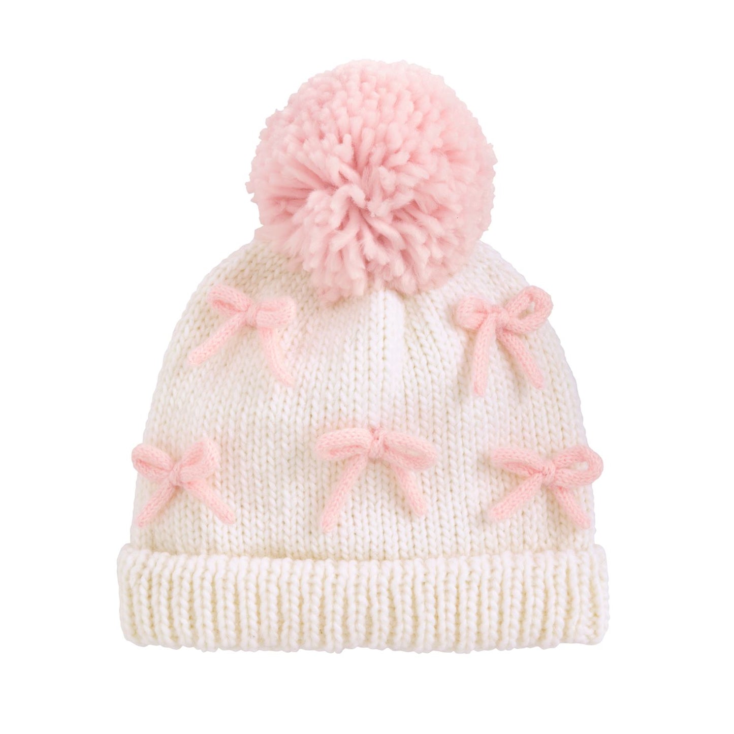 Mudpie Bow Girl Chunky Knit Hat