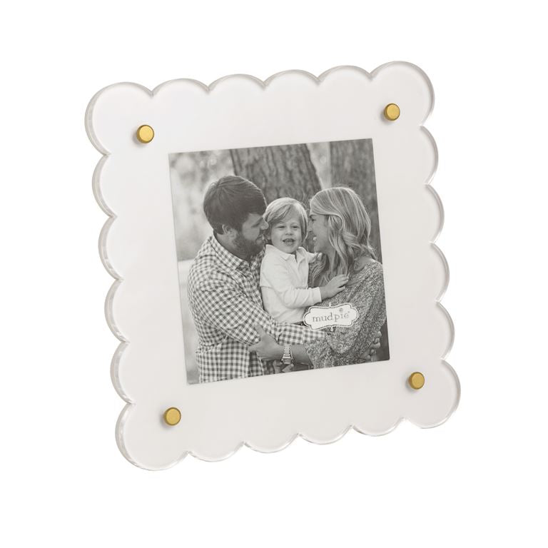 Mudpie Mini White Square Frame