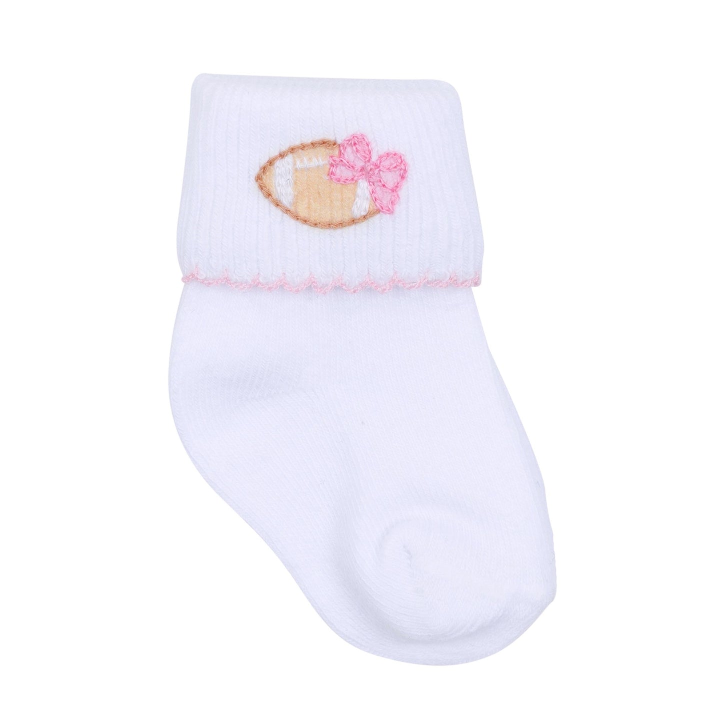 Magnolia Baby Touchdown Cutie Socks Pink