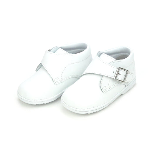 L'Amour Finch Velcro Bootie Shoes - White