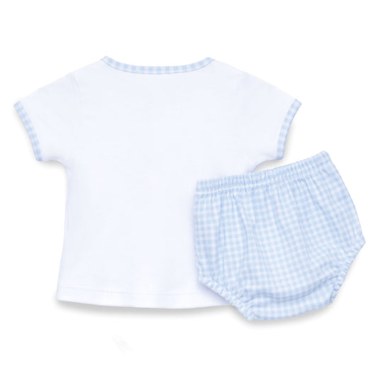 Magnolia Baby Diaper Cover Set - Light Blue