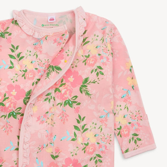 Magnetic Me Ainslee Ruffle Placket Gown+Ruffle Hat Set