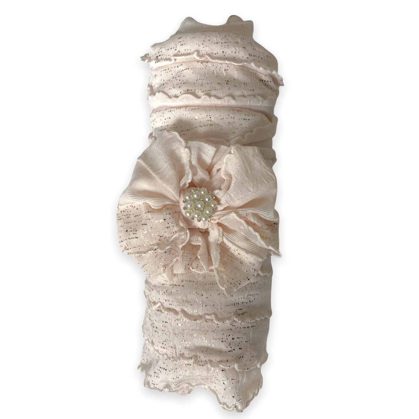 Rockin Royalty - Ruffled Swaddle and Headband Set