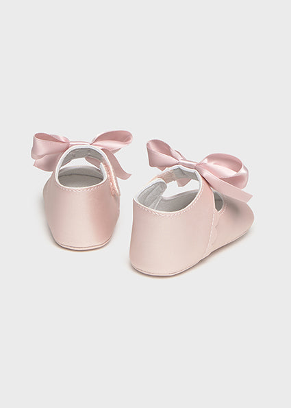 Mayoral Girl Bow Mary Jane Shoes - Tulip