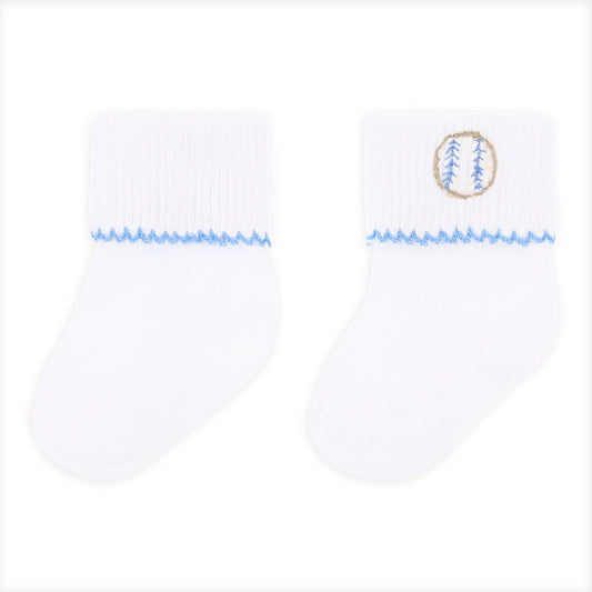 Precious Lil Sluggers Socks- Blue