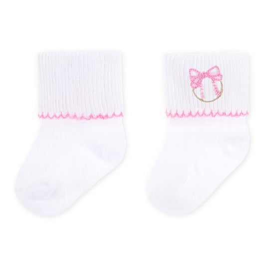 Precious Lil Sluggers Socks- Pink