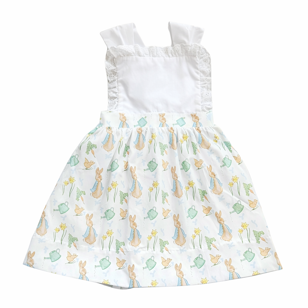 City Beautiful Rabbit Garden Print Girl Dress