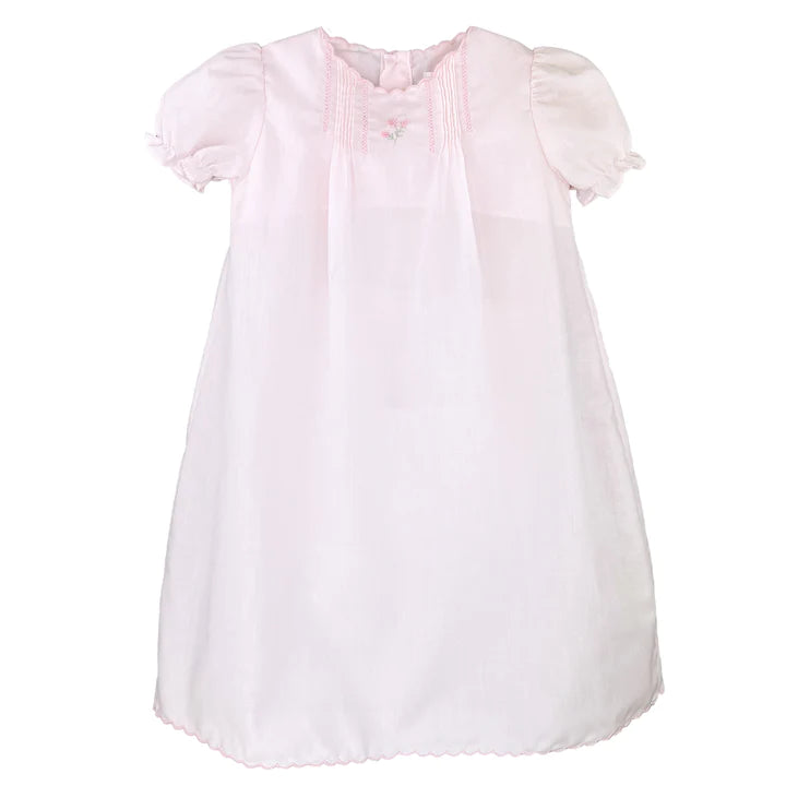 Petit Ami Flower Embroidered Heirloom Daygown