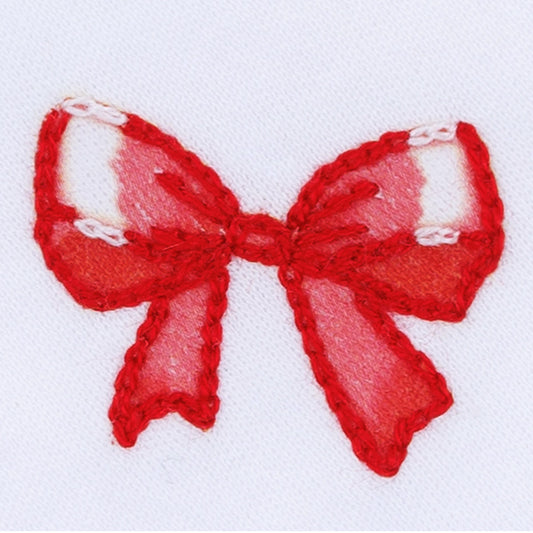 Magnolia Baby Scarlett Bows Embroidered Socks