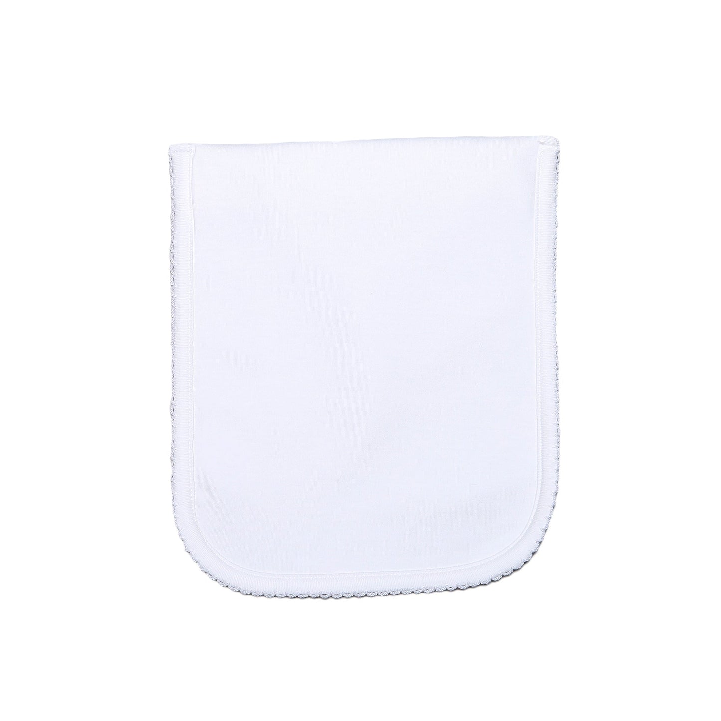 Baby Loren White Pima Burping Pad
