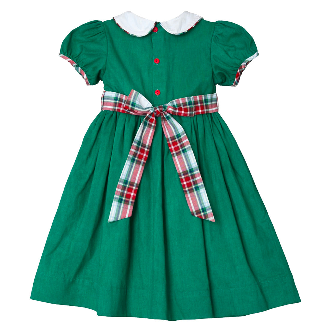 Ishtex Green Corduroy Dress