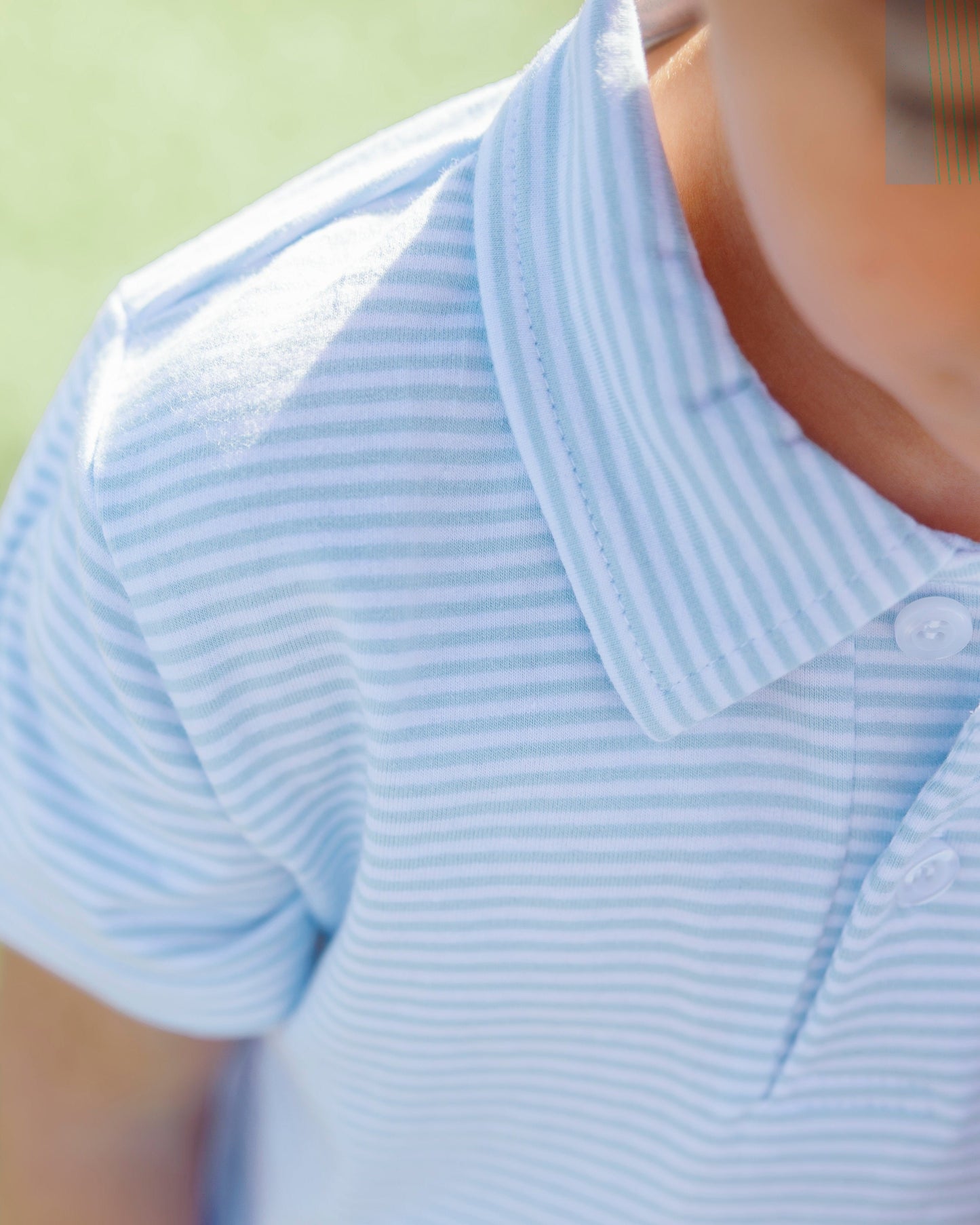 Smock Candy Michael Polo - Light Blue Stripe