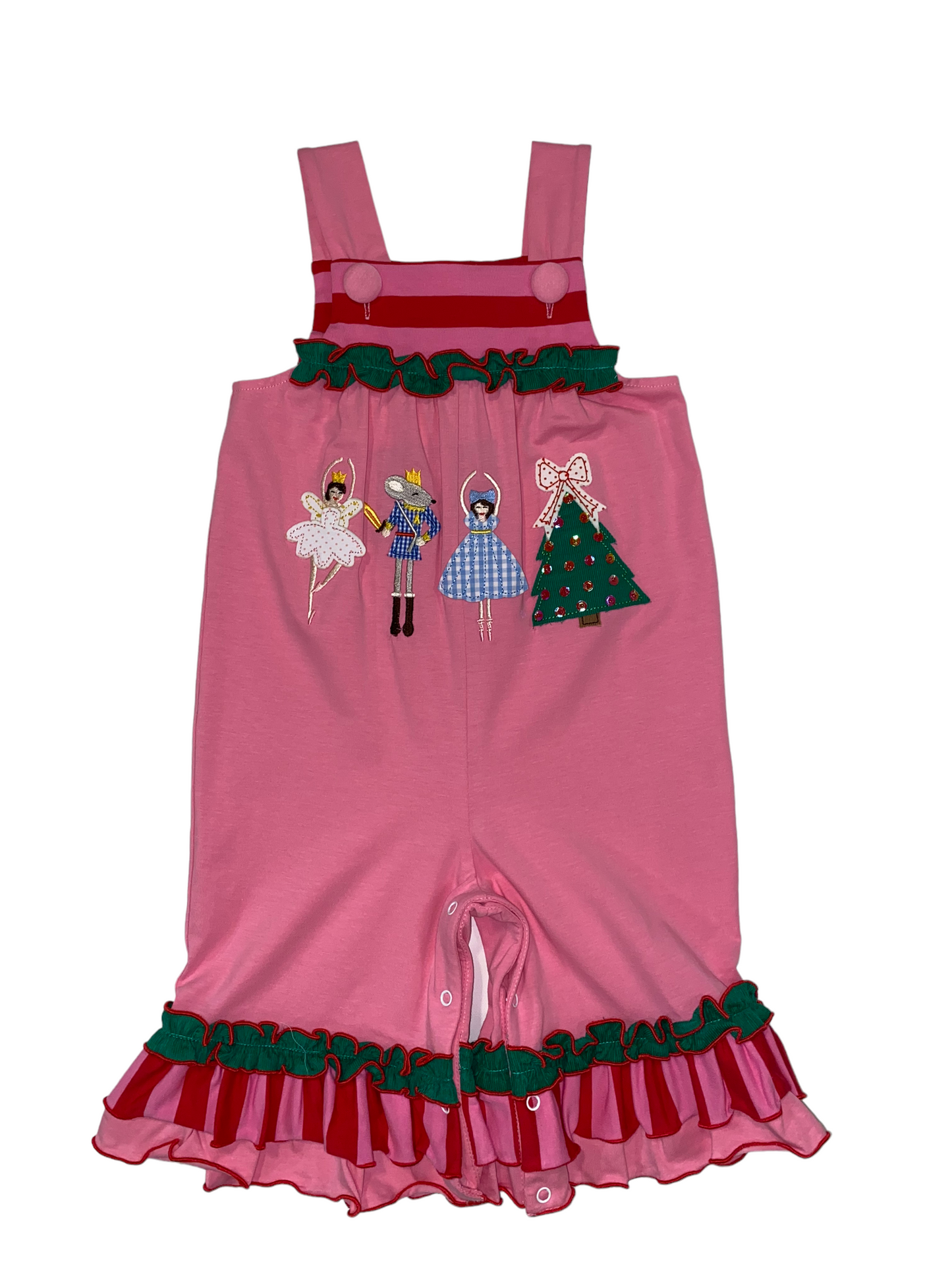 Millie Jay Nutcracker Applique Jay Romper