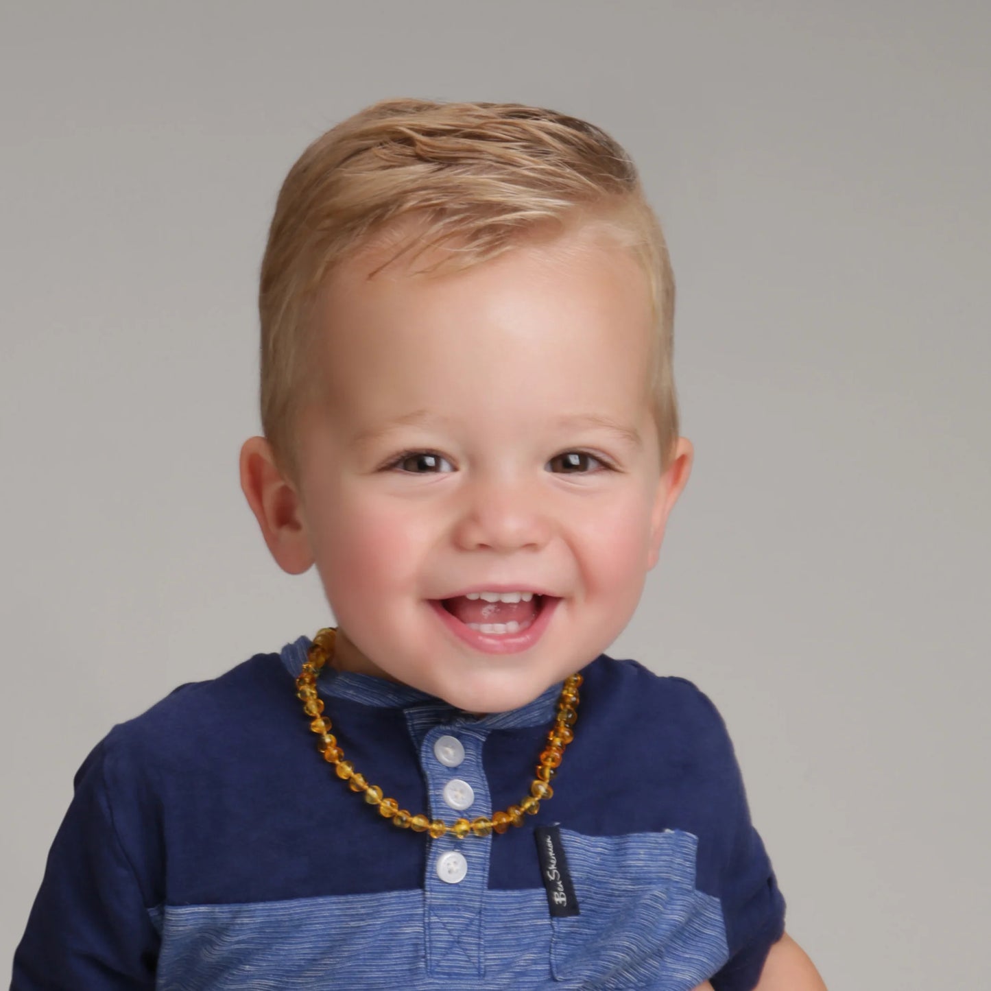 Cherished Moments Amber Teething Necklace - Honey Polished