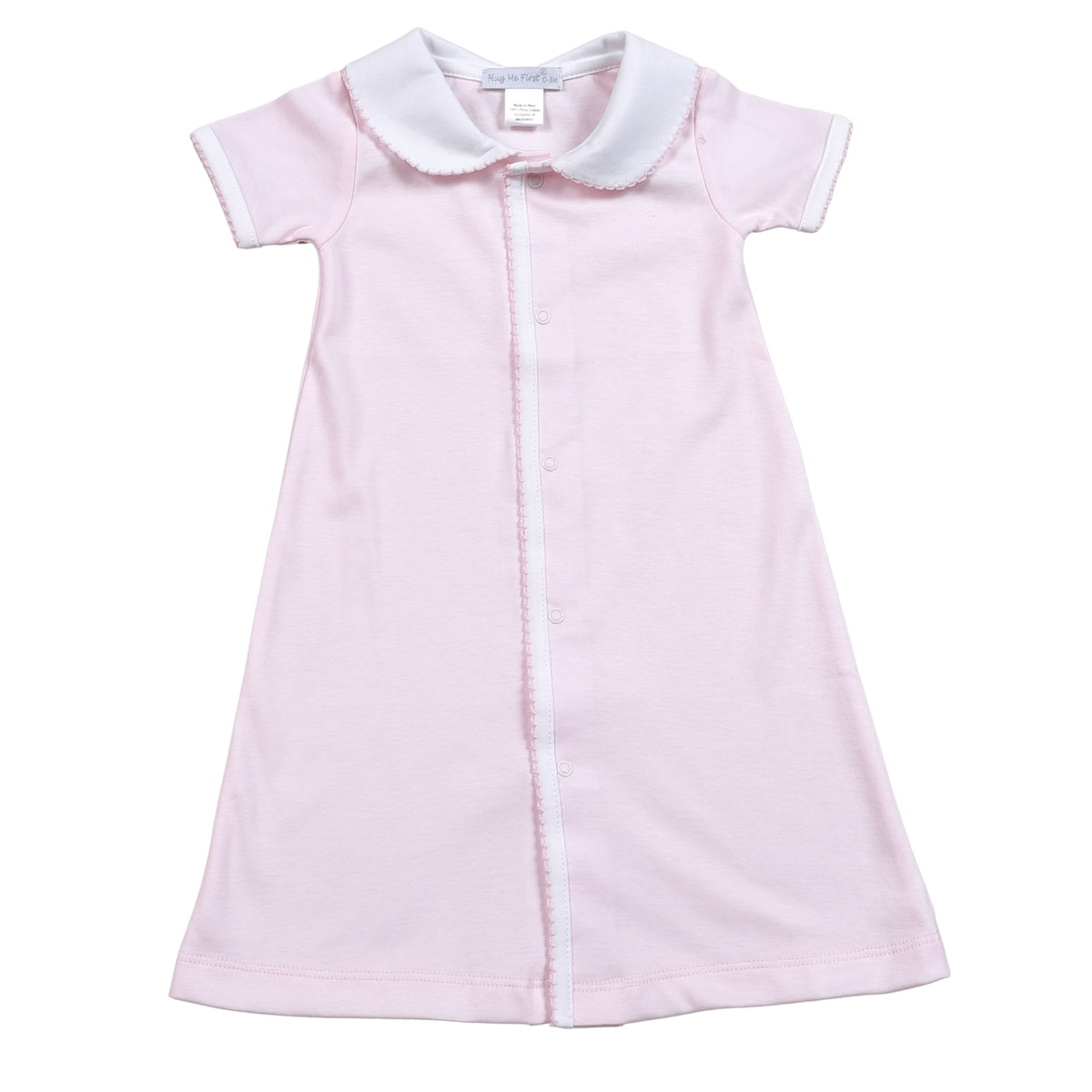 Baby Loren Pink Pima Gown