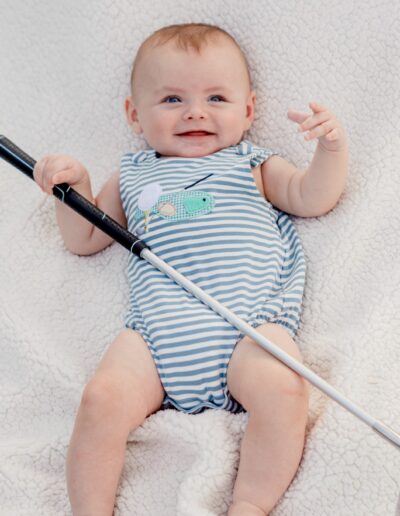 Three Sisters Golf Applique Boys Bubble