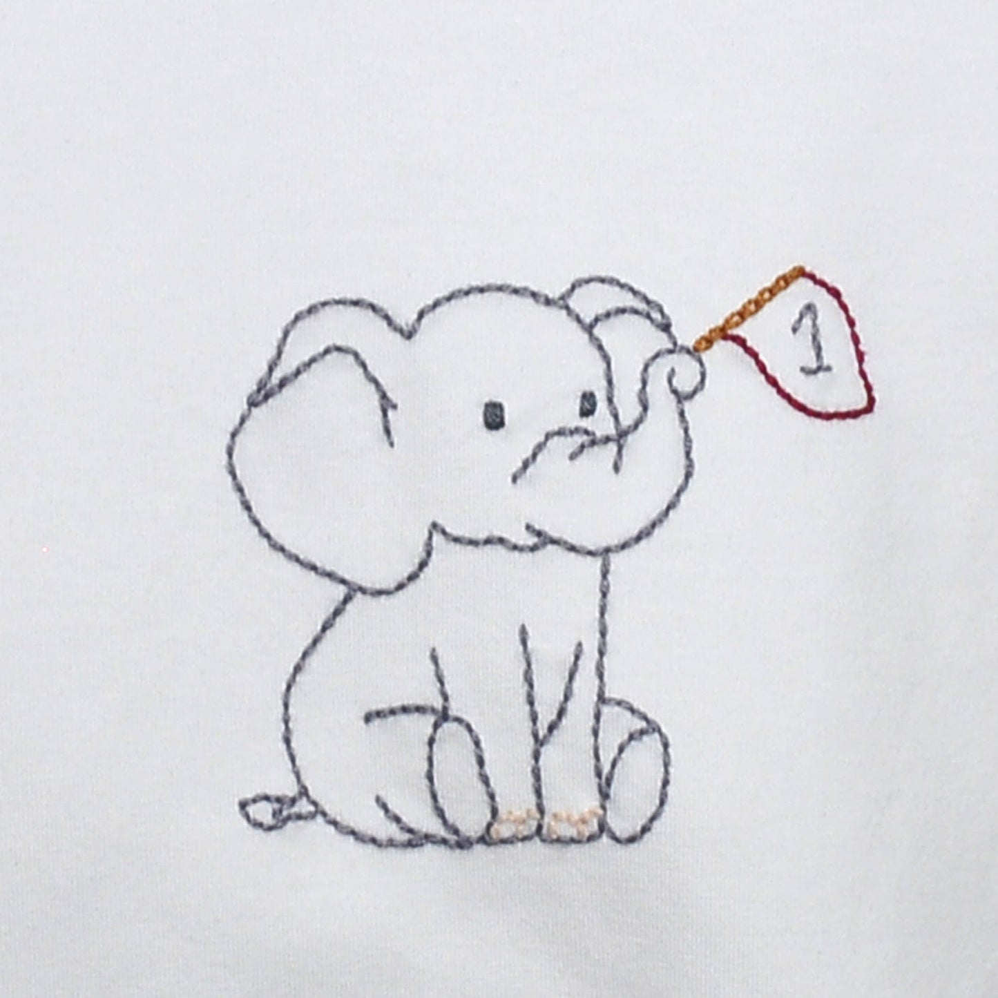 Southern Saturday Elephant w/ Flag Crimson/Grey T-shirt
