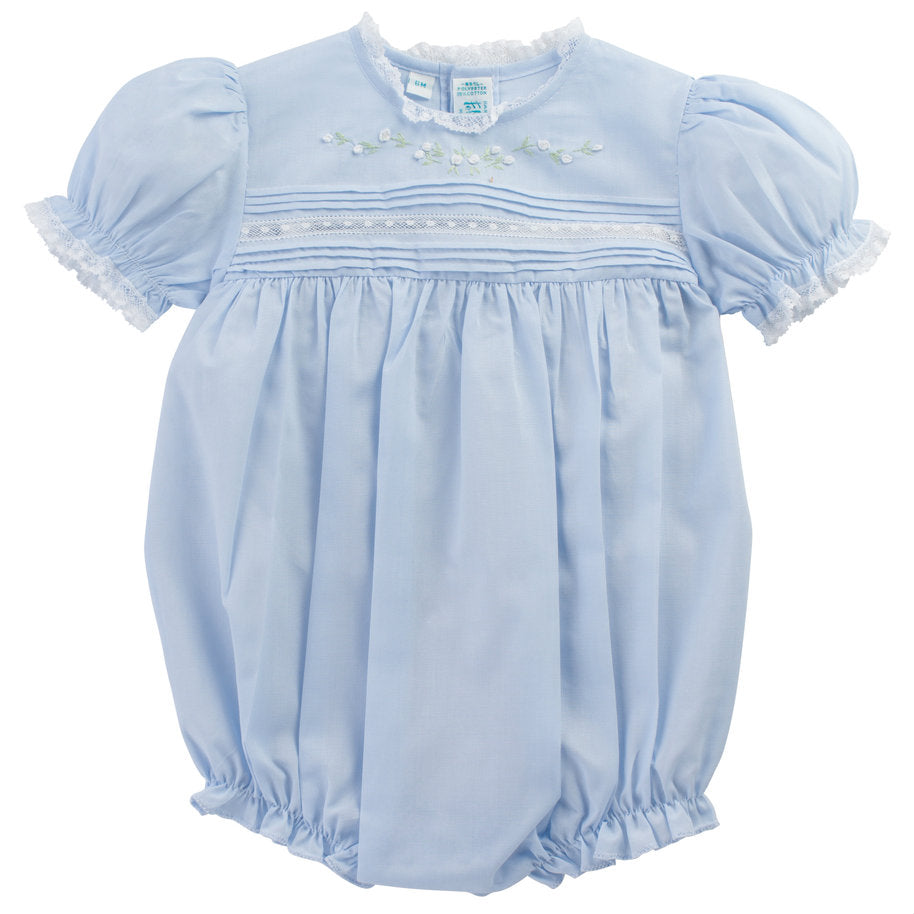 Feltman Brothers Floral Bullion & Lace Romper