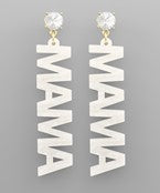 MAMA acrylic earrings
