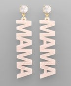 MAMA acrylic earrings