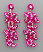 Mama Beaded Earrings