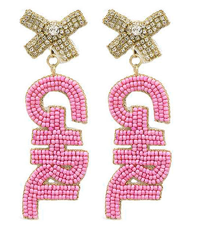 Beaded Girl Earrings