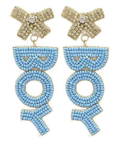 Beaded Boy Earrings