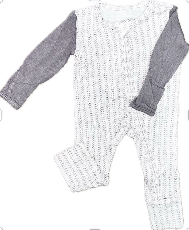 Rockin Royalty Grayson Zip Footie