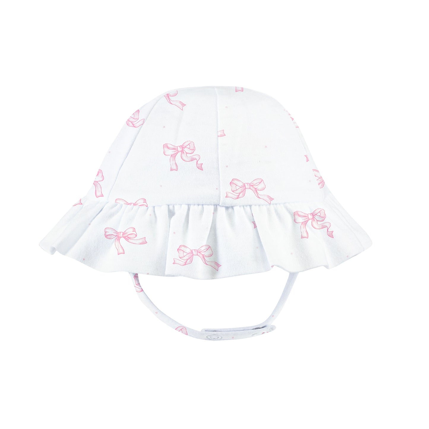 Baby Club Chic Pretty Bows Pink Printed Sun Hat