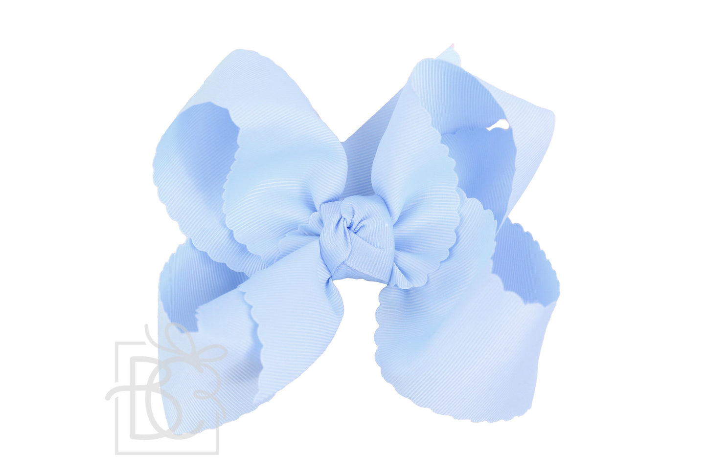 Beyond Creations 5.5” Scalloped Edge Alligator Clip Bow