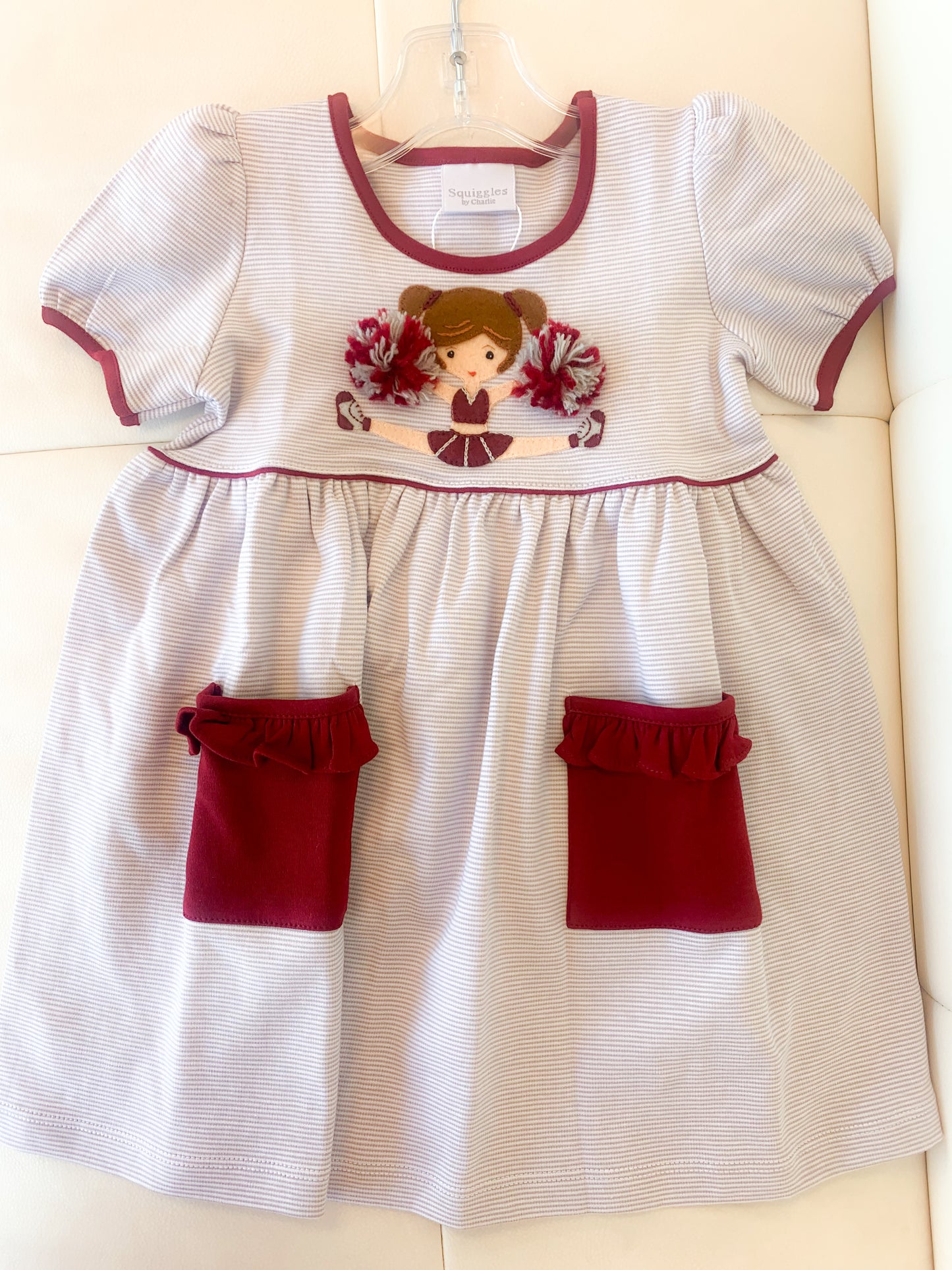 Squiggles Cheerleader Popover Dress