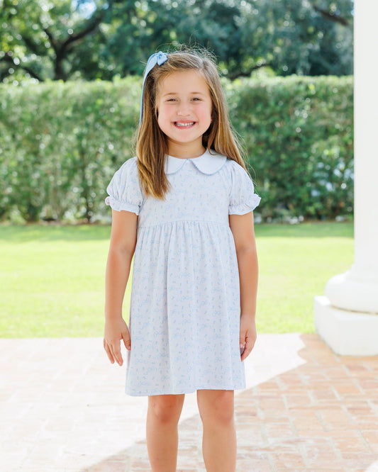 Smock Candy-Blooming Bows Charlotte Dress