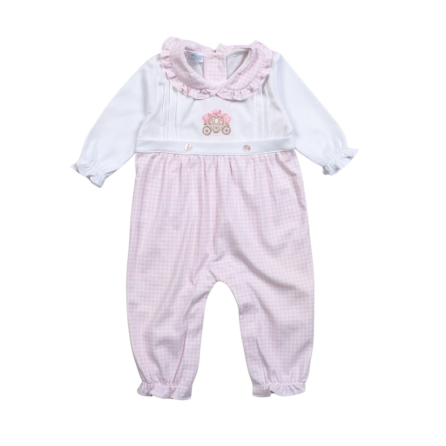 Baby Loren Princess Hand Embroidered Romper