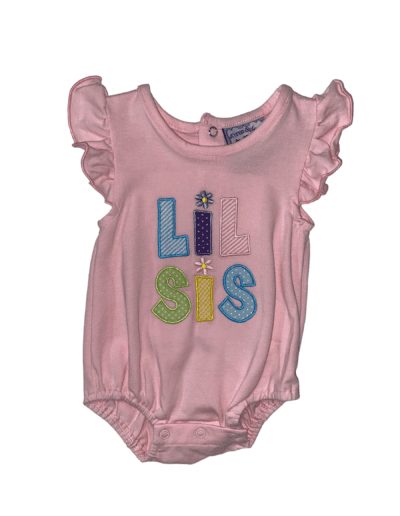 Three Sisters Lil Sis Applique Bubble