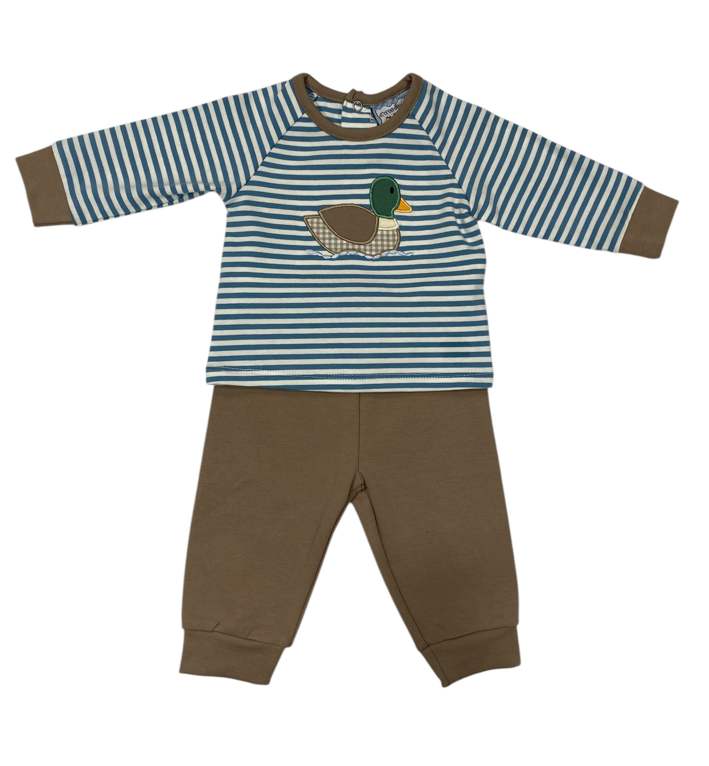 Three Sisters Duck Applique Jogger Set